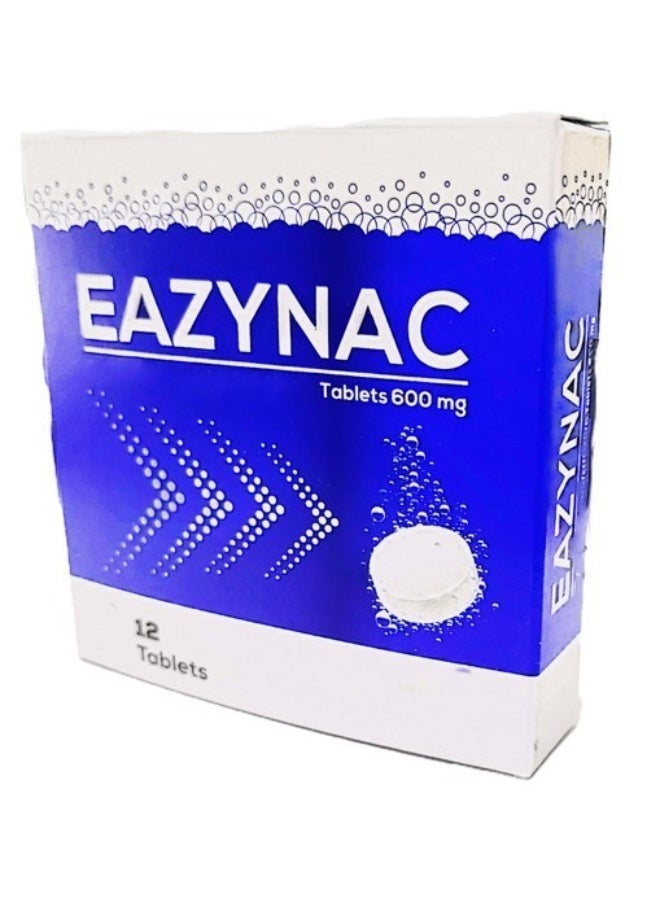 أقراص إيزيناك 600 ملغ، 12 قرصًا - تركيبة فعالة لتخفيف السعال الرطب - Image 1